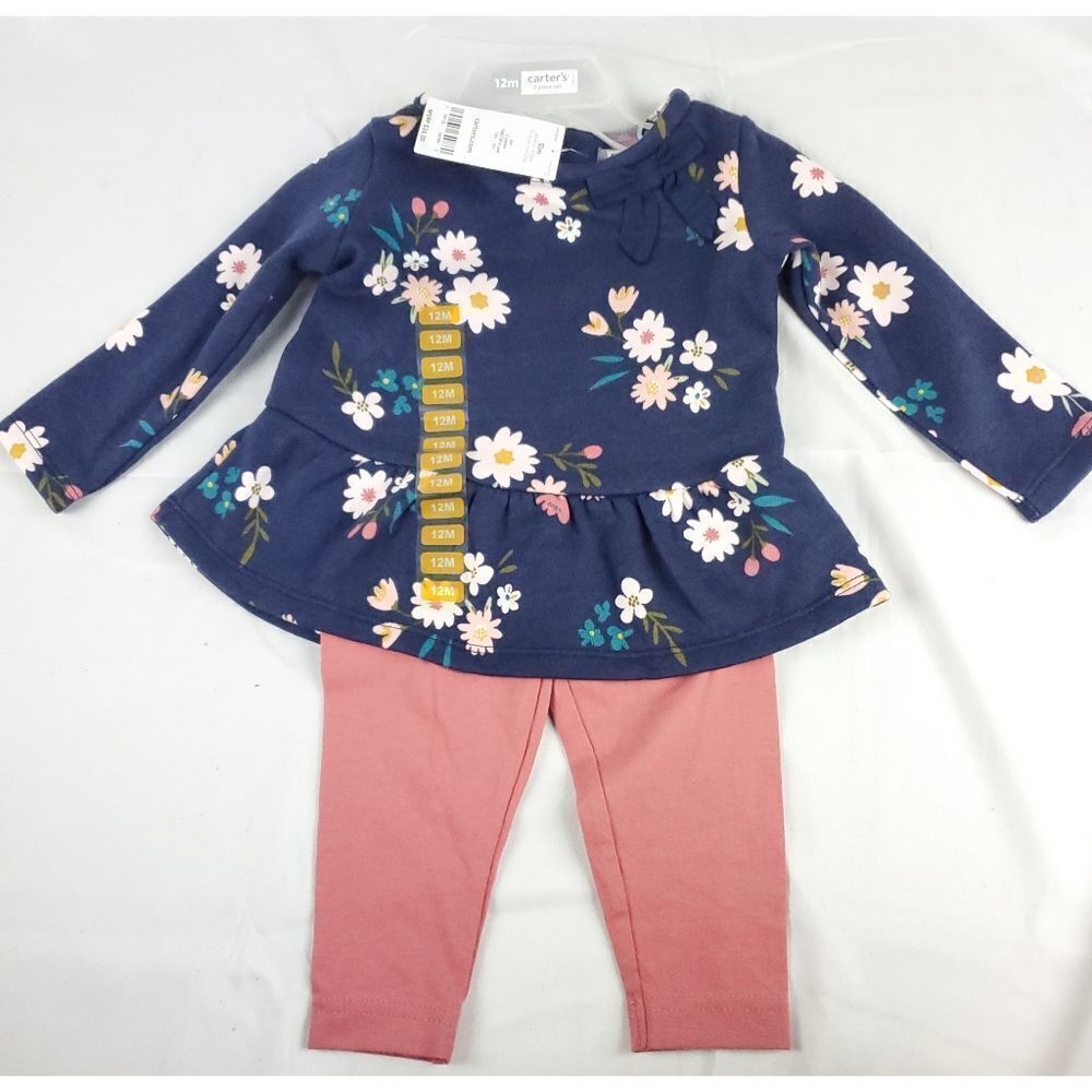 Carter's 12m Old Girl 2 Piece Apparel‎ - Picture 1 of 6